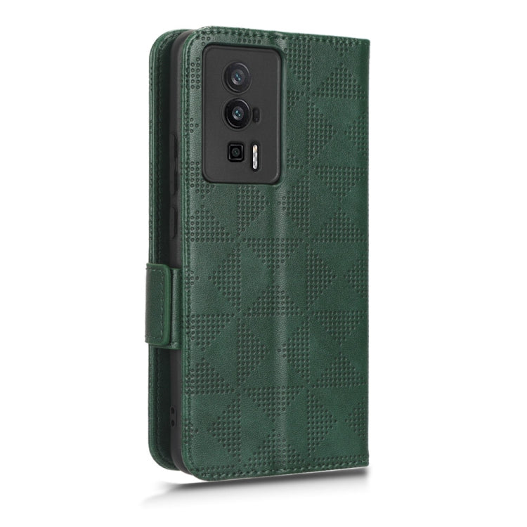For Xiaomi Redmi K60 5G / K60 Pro Symmetrical Triangle Leather Phone Case