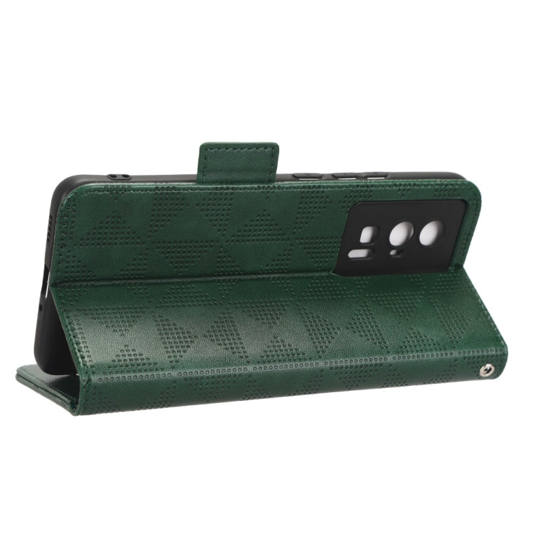 For Xiaomi Redmi K60 5G / K60 Pro Symmetrical Triangle Leather Phone Case