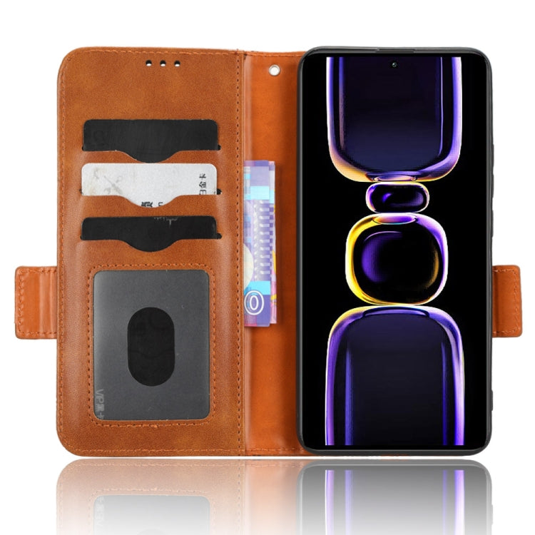 For Xiaomi Redmi K60 5G / K60 Pro Symmetrical Triangle Leather Phone Case