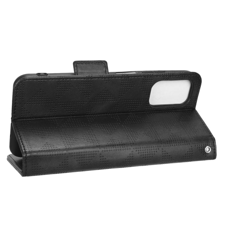 For Xiaomi Redmi Note 10 5G / 10T 5G Symmetrical Triangle Leather Phone Case