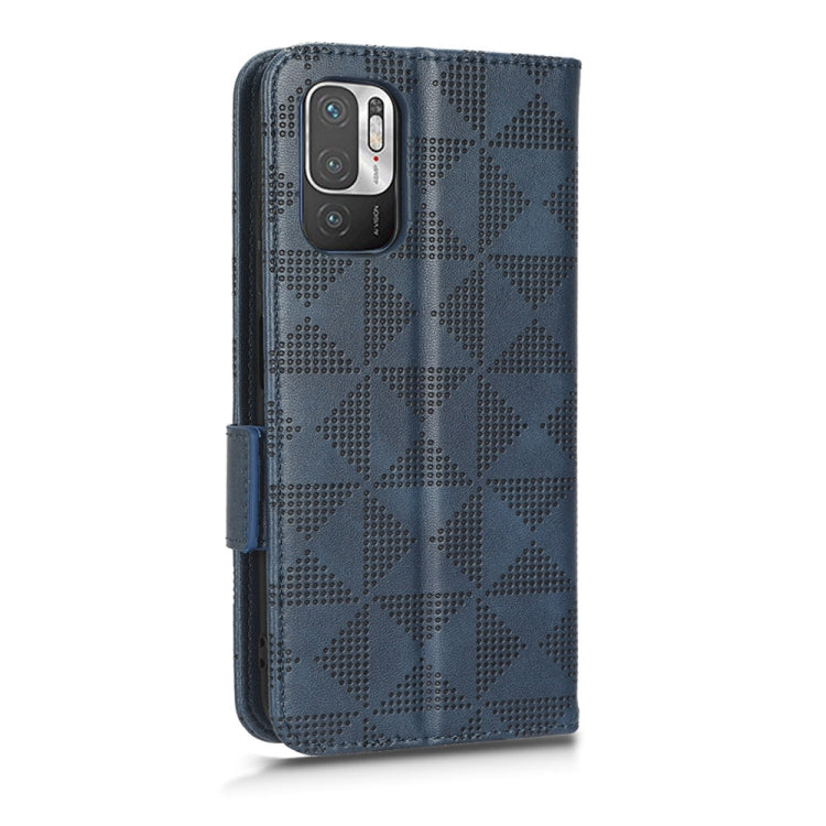 For Xiaomi Redmi Note 10 5G / 10T 5G Symmetrical Triangle Leather Phone Case