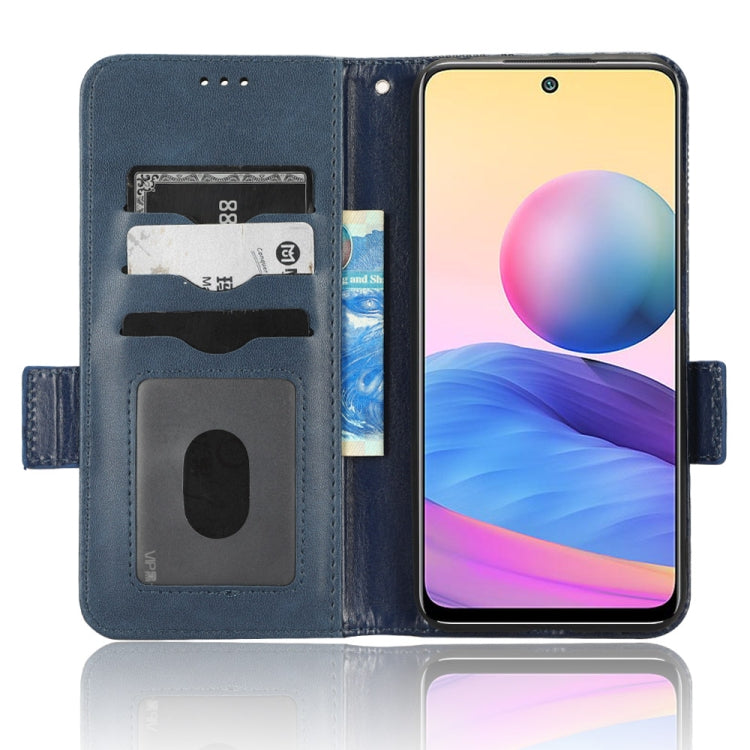 For Xiaomi Redmi Note 10 5G / 10T 5G Symmetrical Triangle Leather Phone Case