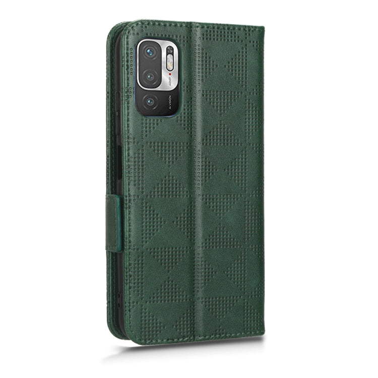 For Xiaomi Redmi Note 10 5G / 10T 5G Symmetrical Triangle Leather Phone Case