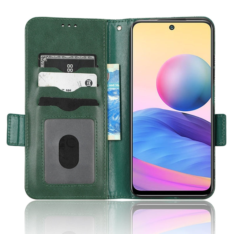 For Xiaomi Redmi Note 10 5G / 10T 5G Symmetrical Triangle Leather Phone Case