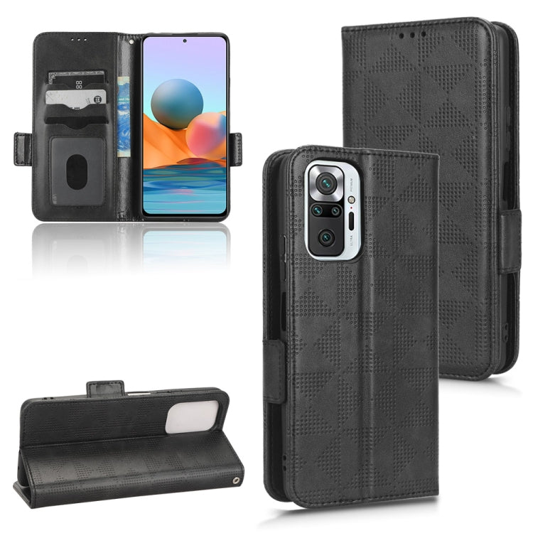 For Xiaomi Redmi Note 10 Pro 4G / Pro Max 4G Symmetrical Triangle Leather Phone Case