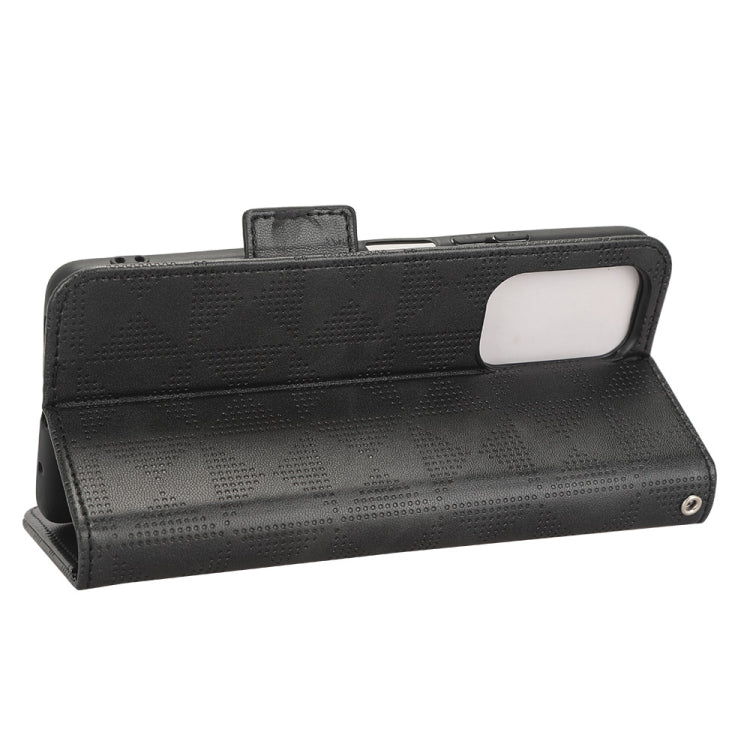 For Xiaomi Redmi Note 10 Pro 4G / Pro Max 4G Symmetrical Triangle Leather Phone Case