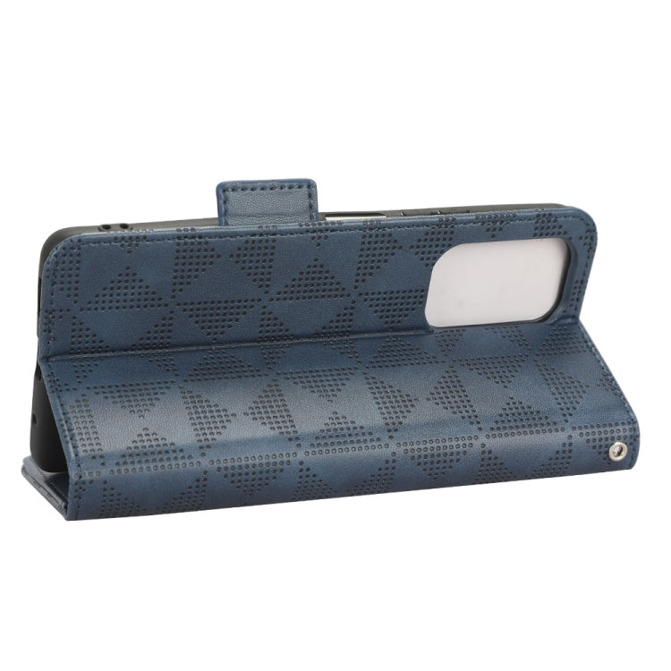 For Xiaomi Redmi Note 10 Pro 4G / Pro Max 4G Symmetrical Triangle Leather Phone Case