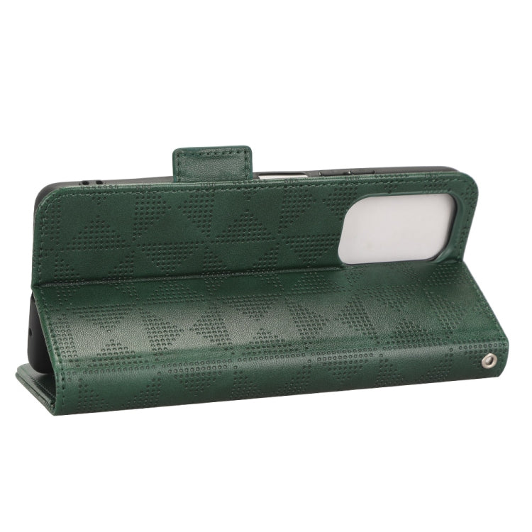 For Xiaomi Redmi Note 10 Pro 4G / Pro Max 4G Symmetrical Triangle Leather Phone Case