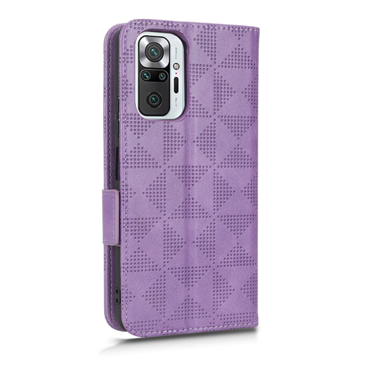 For Xiaomi Redmi Note 10 Pro 4G / Pro Max 4G Symmetrical Triangle Leather Phone Case