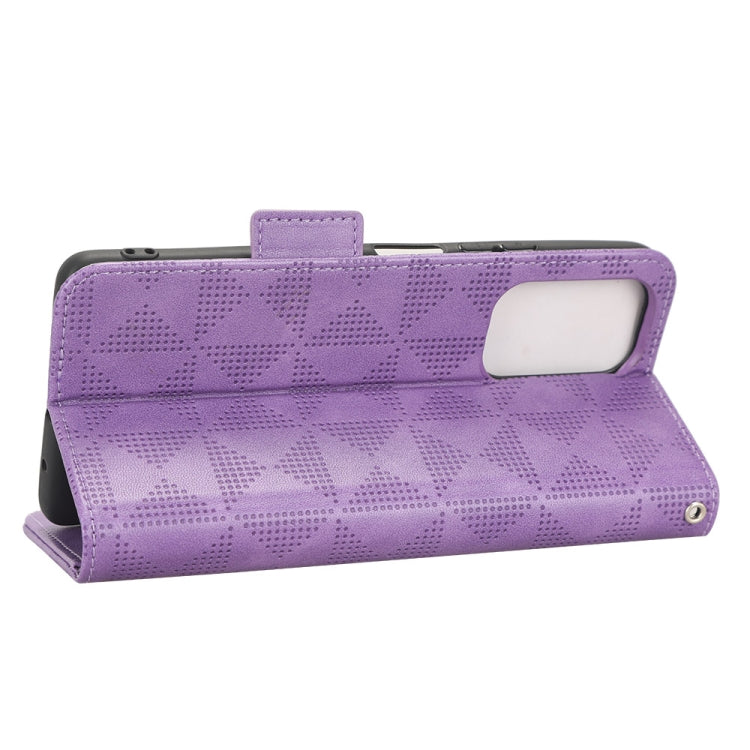 For Xiaomi Redmi Note 10 Pro 4G / Pro Max 4G Symmetrical Triangle Leather Phone Case