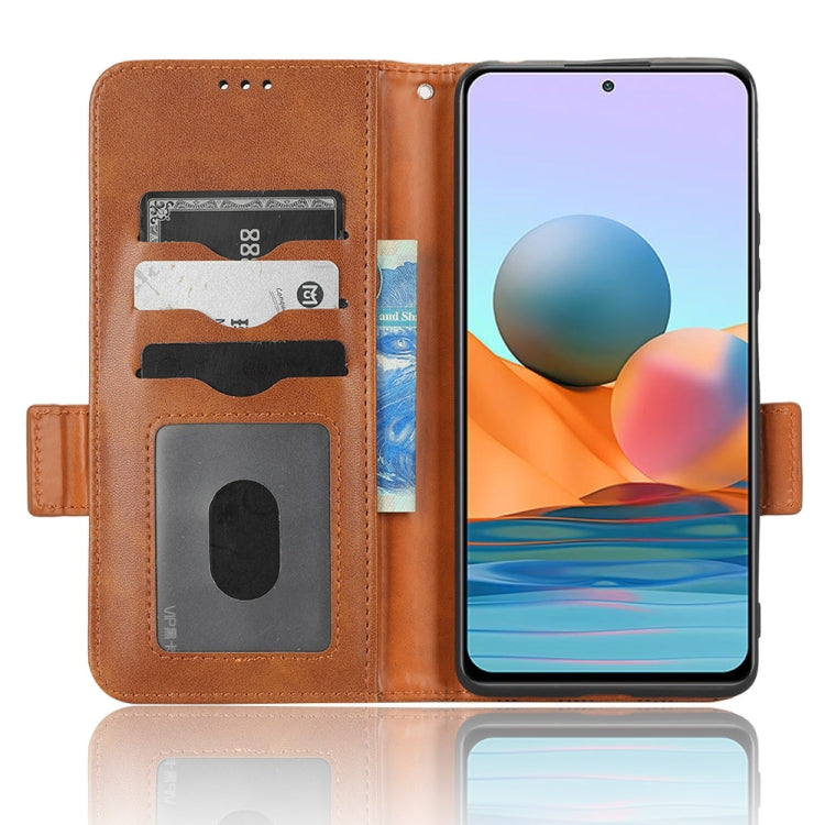 For Xiaomi Redmi Note 10 Pro 4G / Pro Max 4G Symmetrical Triangle Leather Phone Case