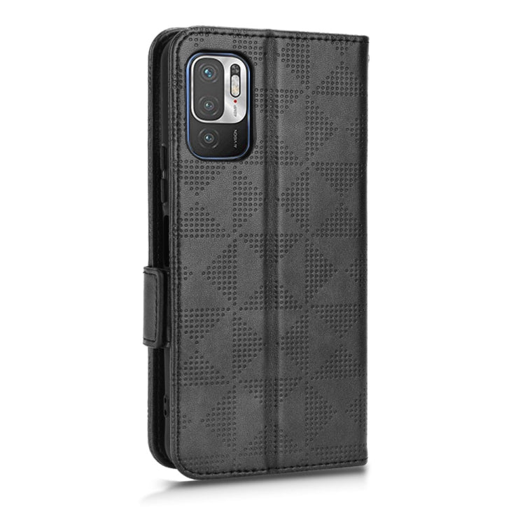 For Xiaomi Redmi Note 10 JE Symmetrical Triangle Leather Phone Case