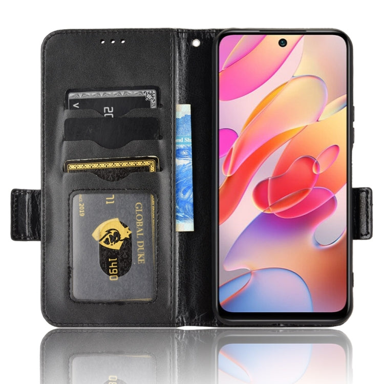 For Xiaomi Redmi Note 10 JE Symmetrical Triangle Leather Phone Case