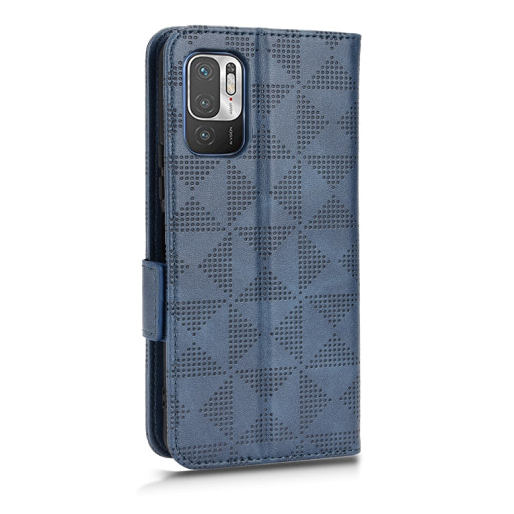 For Xiaomi Redmi Note 10 JE Symmetrical Triangle Leather Phone Case