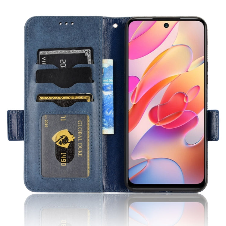 For Xiaomi Redmi Note 10 JE Symmetrical Triangle Leather Phone Case