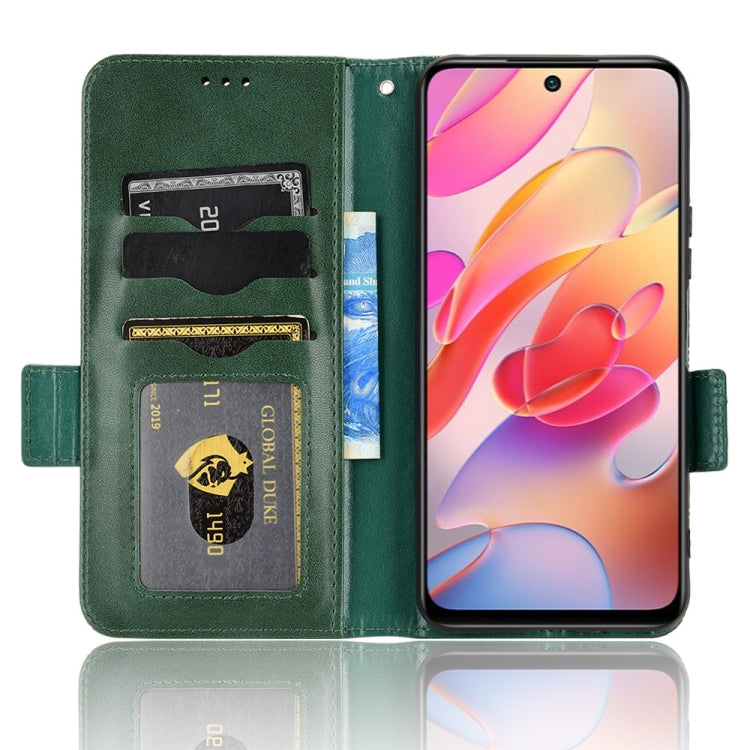 For Xiaomi Redmi Note 10 JE Symmetrical Triangle Leather Phone Case