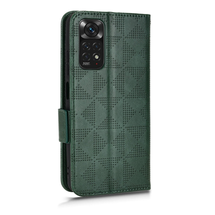 For Xiaomi Redmi Note 11 4G Global Symmetrical Triangle Leather Phone Case