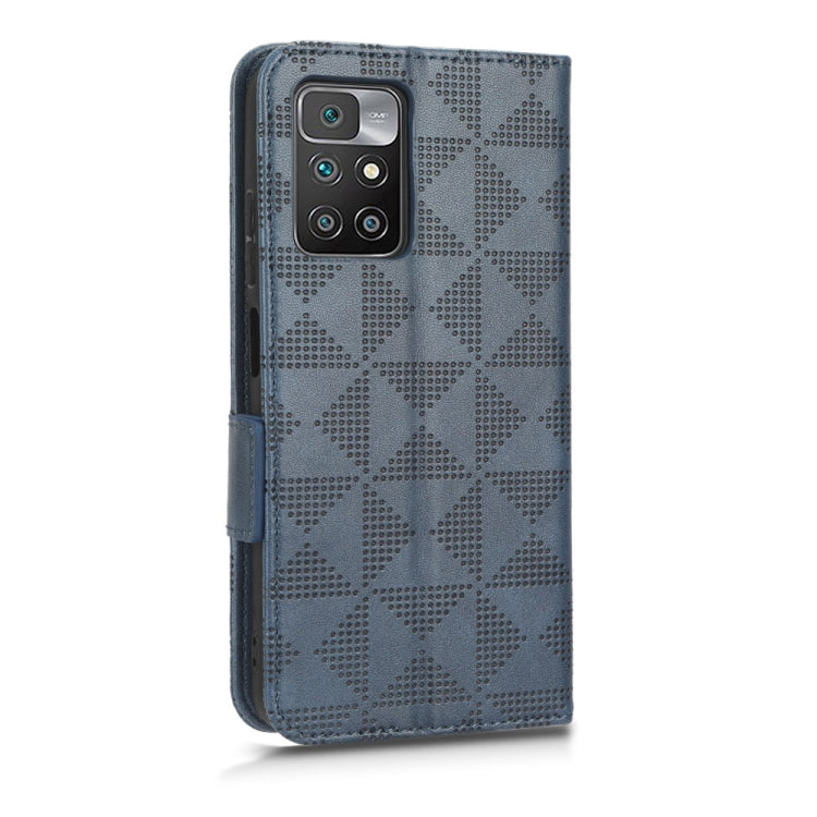 For Xiaomi Redmi 10 5G / Note 11E Symmetrical Triangle Leather Phone Case