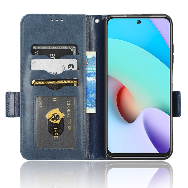 For Xiaomi Redmi 10 5G / Note 11E Symmetrical Triangle Leather Phone Case