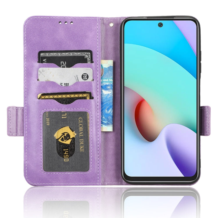 For Xiaomi Redmi 10 5G / Note 11E Symmetrical Triangle Leather Phone Case