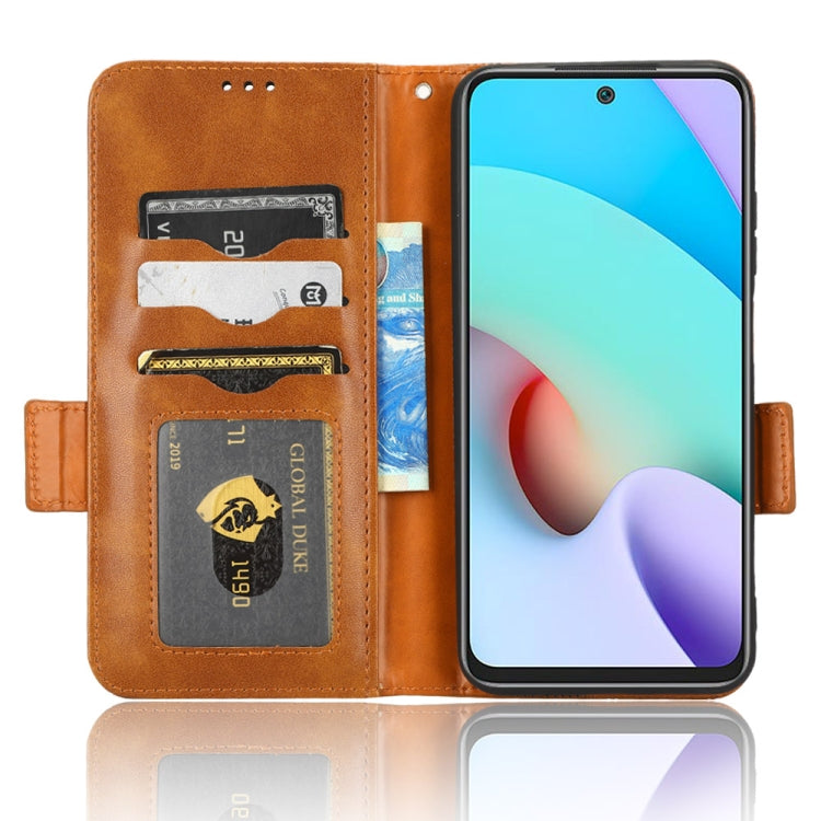 For Xiaomi Redmi 10 5G / Note 11E Symmetrical Triangle Leather Phone Case