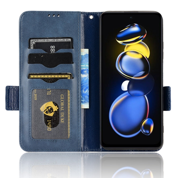 For Xiaomi Redmi Note 11T Pro Symmetrical Triangle Leather Phone Case