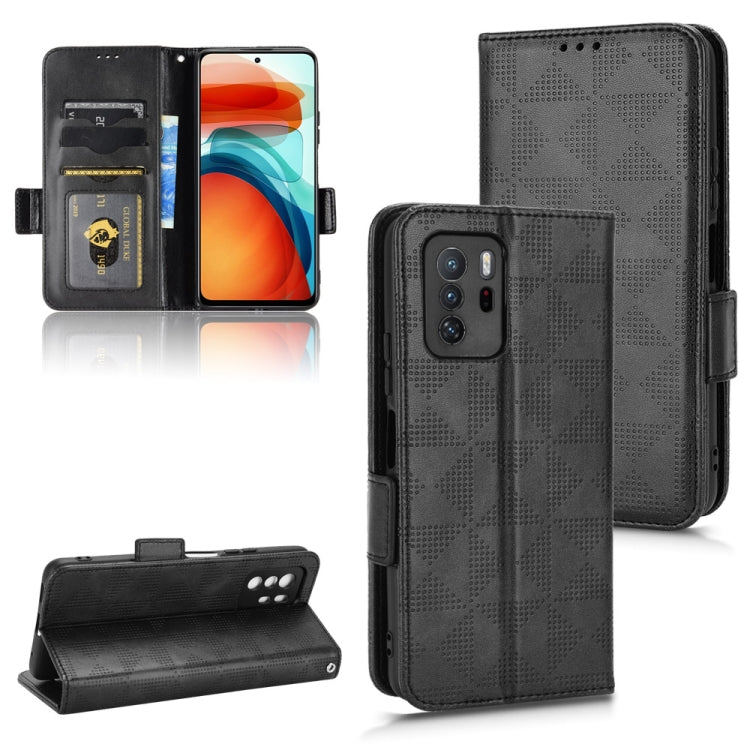 For Xiaomi Redmi Note 10 Pro 5G / Poco X3 GT Symmetrical Triangle Leather Phone Case