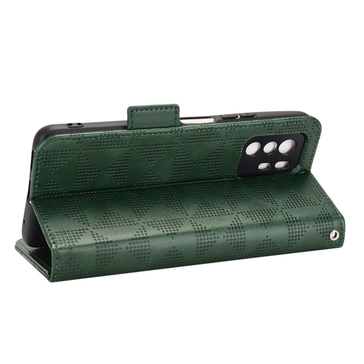 For Xiaomi Redmi Note 10 Pro 5G / Poco X3 GT Symmetrical Triangle Leather Phone Case