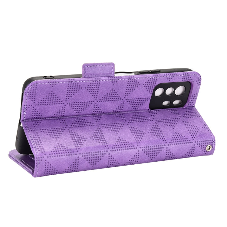 For Xiaomi Redmi Note 10 Pro 5G / Poco X3 GT Symmetrical Triangle Leather Phone Case