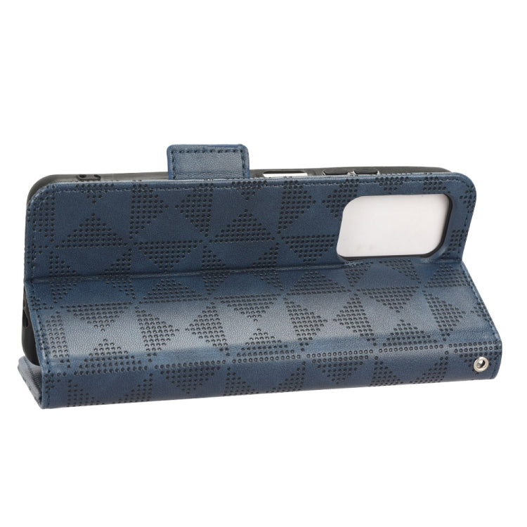 For Xiaomi Redmi 10/Note 11S 5G/Poco M4 Pro 5G Symmetrical Triangle Leather Phone Case