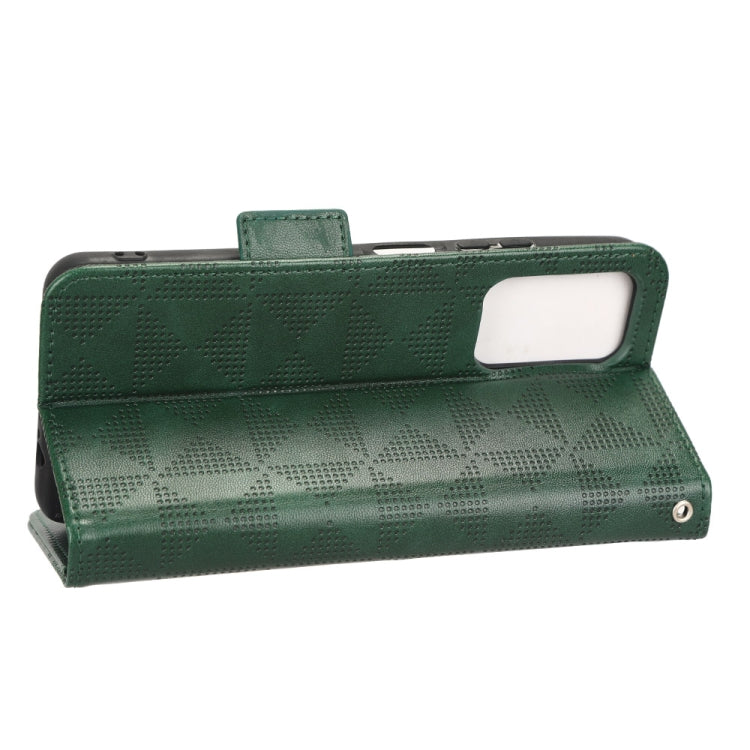 For Xiaomi Redmi 10/Note 11S 5G/Poco M4 Pro 5G Symmetrical Triangle Leather Phone Case