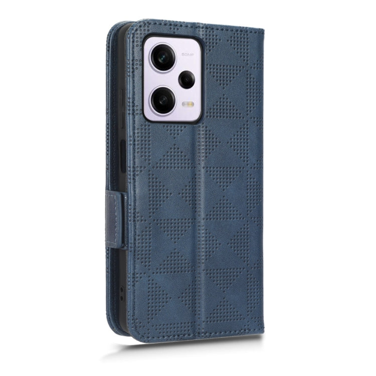 For Xiaomi Redmi Note 12 Pro+ 5G Global Symmetrical Triangle Leather Phone Case