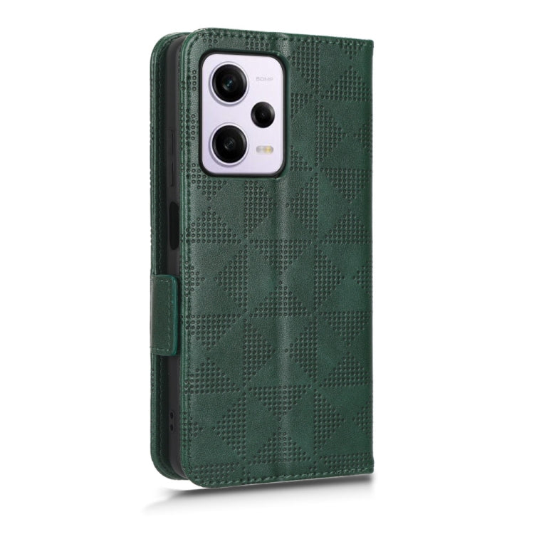For Xiaomi Redmi Note 12 Pro 5G Global Symmetrical Triangle Leather Phone Case