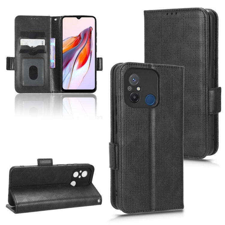 For Xiaomi Redmi 11A 4G Symmetrical Triangle Leather Phone Case