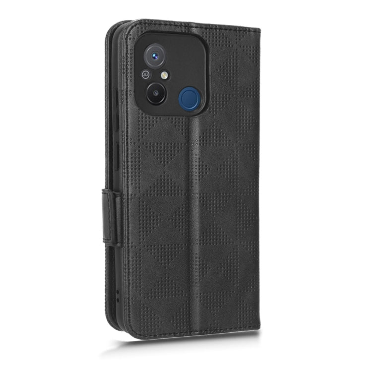 For Xiaomi Redmi 11A 4G Symmetrical Triangle Leather Phone Case