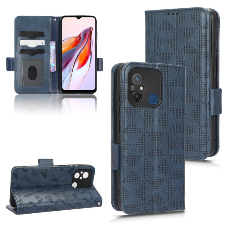 For Xiaomi Redmi 11A 4G Symmetrical Triangle Leather Phone Case