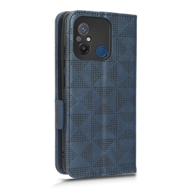 For Xiaomi Redmi 11A 4G Symmetrical Triangle Leather Phone Case