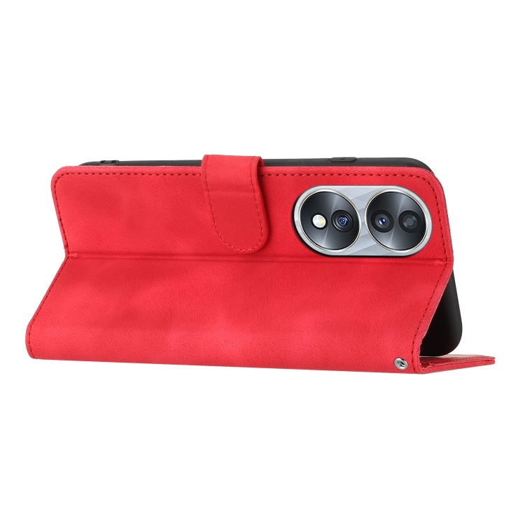 For Honor 70 Heart Pattern Skin Feel Leather Phone Case