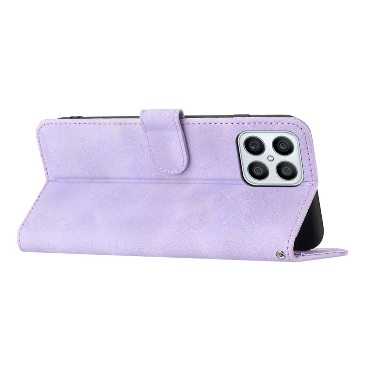 For Honor X8 4G/X30i/Play6T Pro Heart Pattern Skin Feel Leather Phone Case