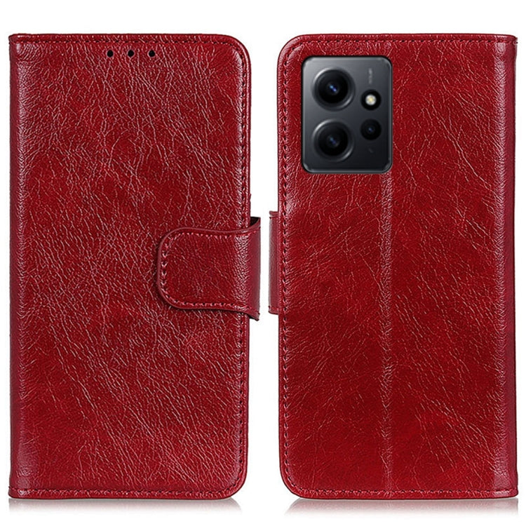 For Xiaomi Redmi Note 12 4G Global Nappa Texture Leather Phone Case