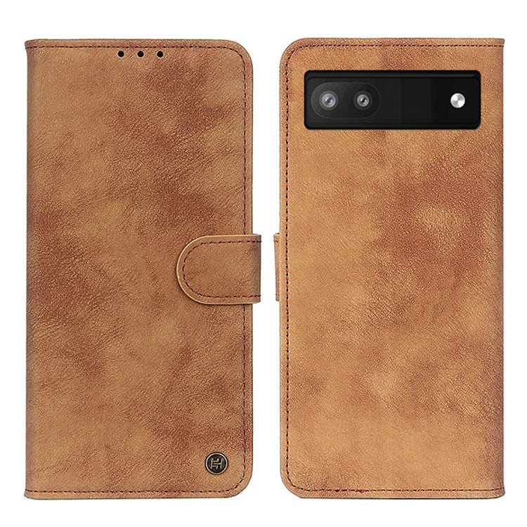For Google Pixel 7a Antelope Texture Magnetic Buckle Leather Phone Case