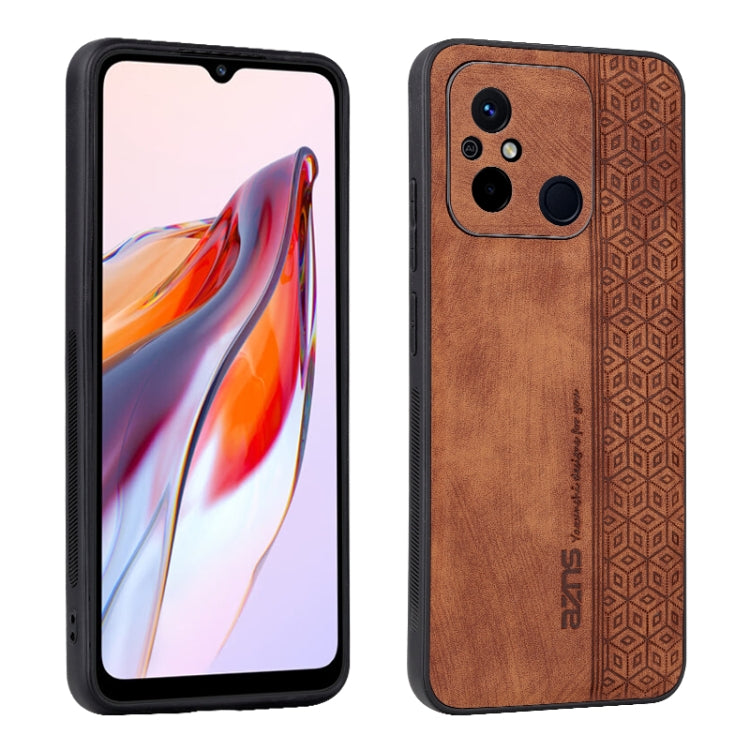 For Xiaomi Poco C55 / Redmi 12C / 11A AZNS 3D Embossed Skin Feel Phone Case