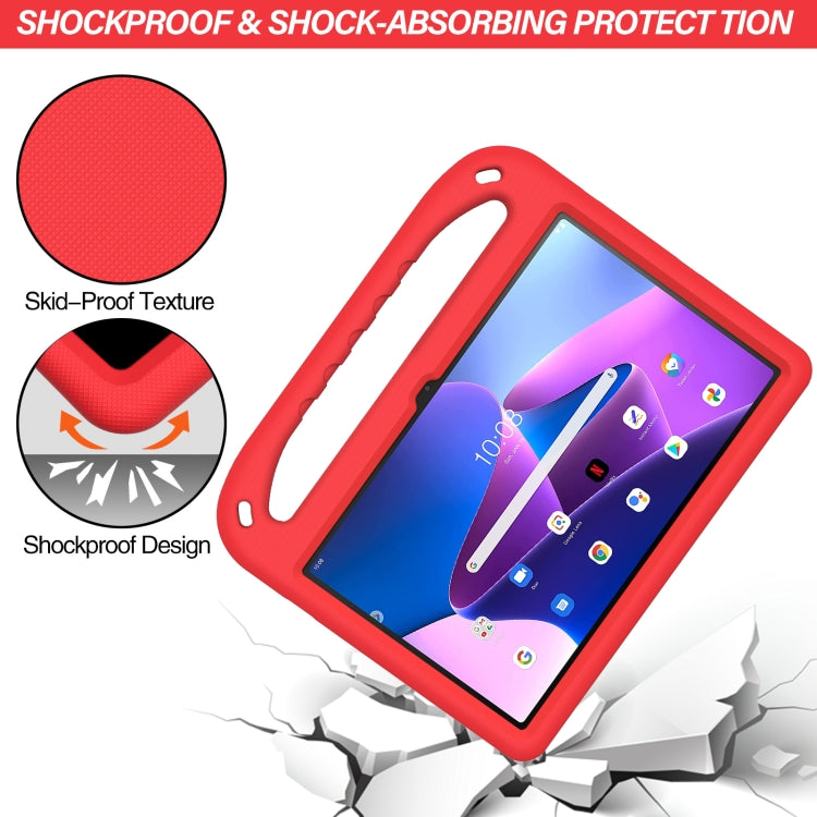 For Lenovo Tab M10 Plus 10.6 3rd Gen 2022 Handle EVA Shockproof Tablet Case with Holder
