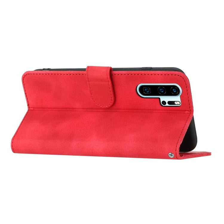 For Huawei P30 Pro Heart Pattern Skin Feel Leather Phone Case