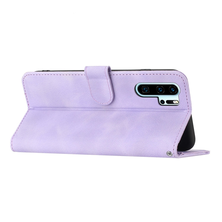 For Huawei P30 Pro Heart Pattern Skin Feel Leather Phone Case