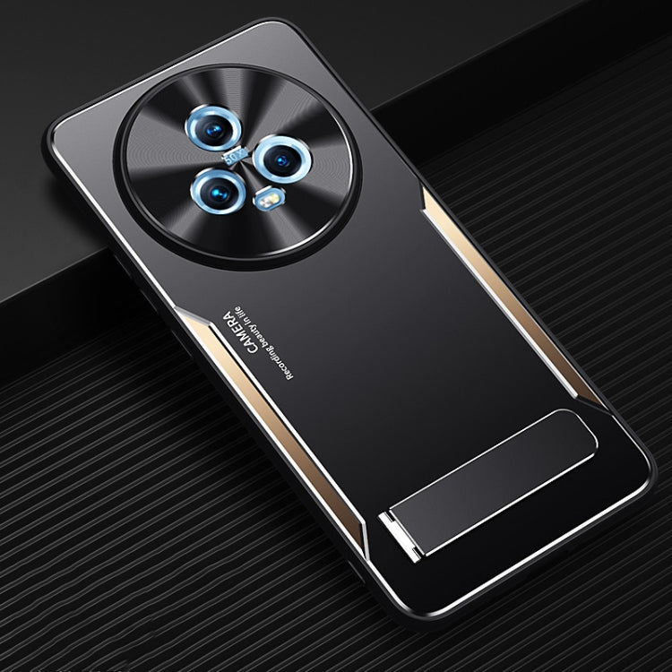 For Honor Magic5 Blade Series TPU + Titanium Alloy Phone Case with Holder