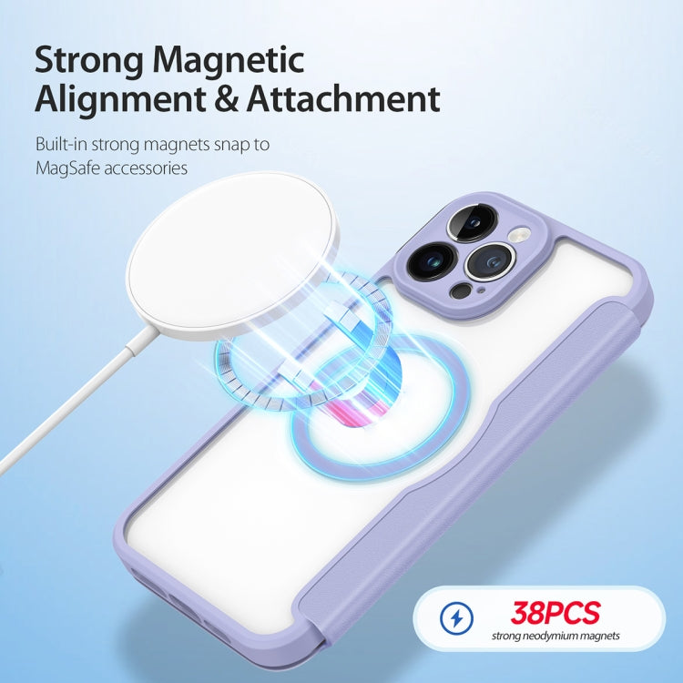 For iPhone 13 Pro Max DUX DUCIS Skin X Pro Series Magsafe PC + TPU Leather Phone Case