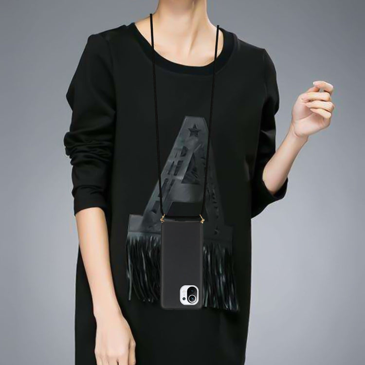 For Xiaomi Mi 11 Lite Wheat Straw Material + TPU Phone Case with Lanyard