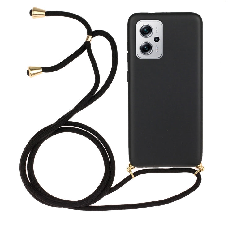 For Xiaomi Redmi Note 11 Pro+ 5G Wheat Straw Material + TPU Phone Case with Lanyard