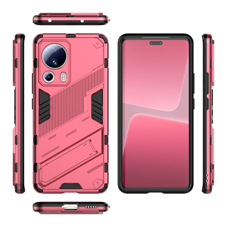 For Xiaomi 13 Lite Punk Armor 2 in 1 PC + TPU Shockproof Phone Case with Holder
